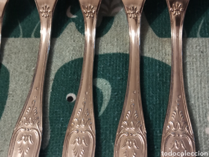 Antig&uuml;edades: Cuberter&iacute;a Antigua silver plated 17 piezas - Foto 12