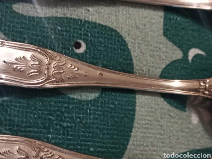 Antig&uuml;edades: Cuberter&iacute;a Antigua silver plated 17 piezas - Foto 13