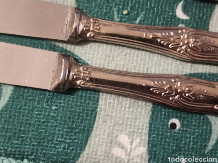 Antig&uuml;edades: Cuberter&iacute;a Antigua silver plated 17 piezas - Foto 15