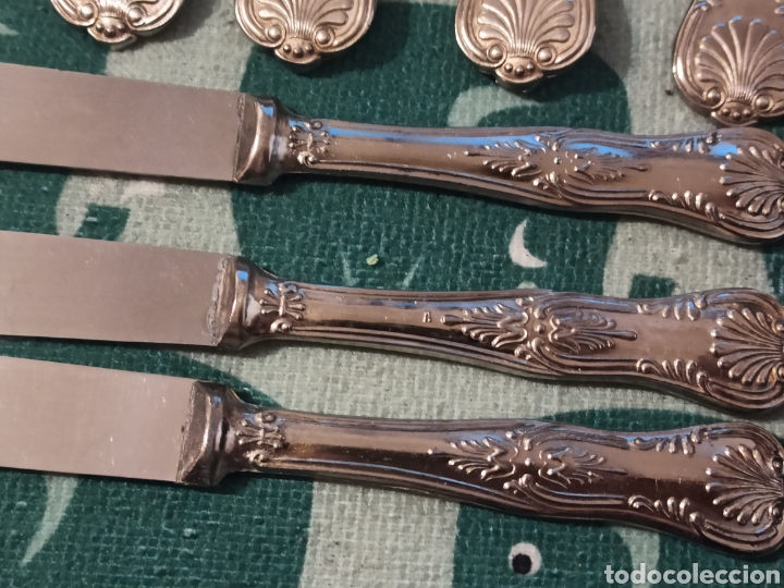 Antig&uuml;edades: Cuberter&iacute;a Antigua silver plated 17 piezas - Foto 16