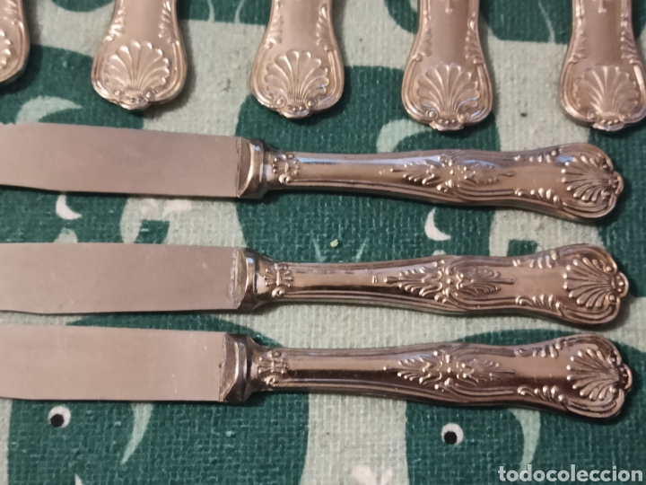 Antig&uuml;edades: Cuberter&iacute;a Antigua silver plated 17 piezas - Foto 23