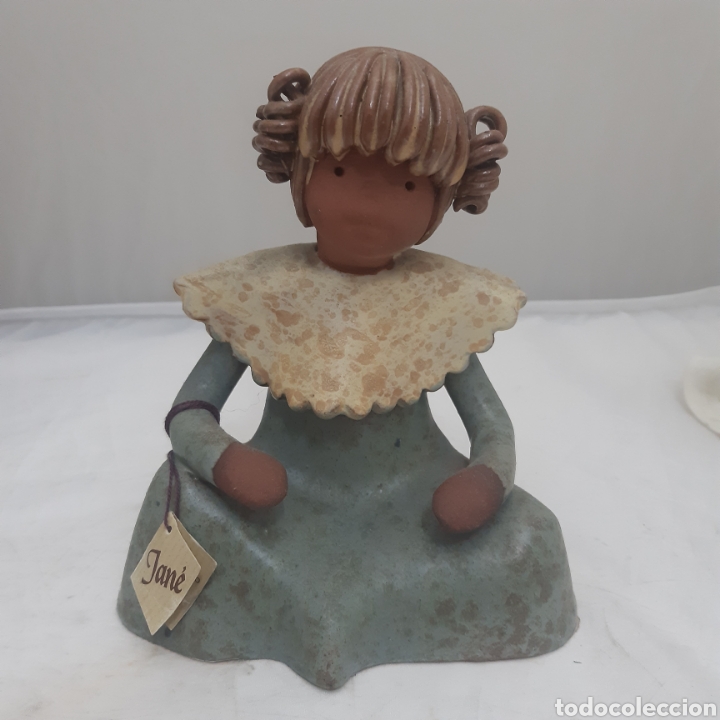 Antiguidades: Figura de ni&ntilde;a marca Jan&eacute;