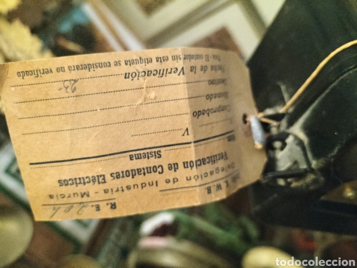 Antig&uuml;edades: Antiguo contador de luz - Foto 2