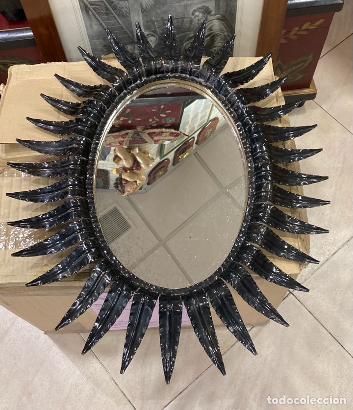 Antig&uuml;edades: Espejo tipo sol - Foto 1