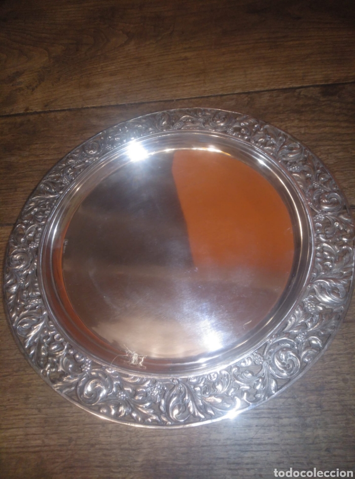 Antig&uuml;edades: Plato troquelado. Antiguo - Foto 2