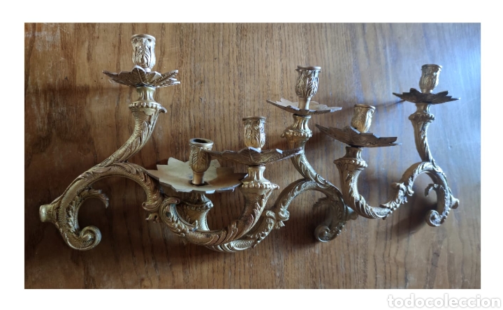Antig&uuml;edades: L&Aacute;MPARA DE BRONCE (DESPIECE) - Foto 9