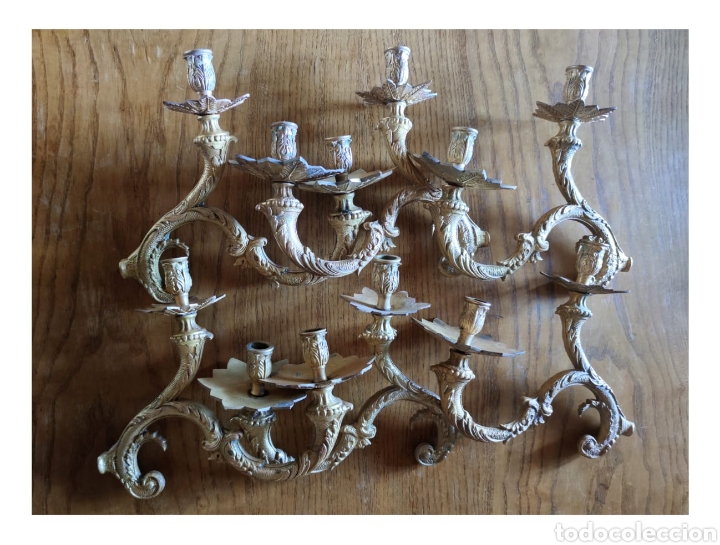 Antig&uuml;edades: L&Aacute;MPARA DE BRONCE (DESPIECE) - Foto 10
