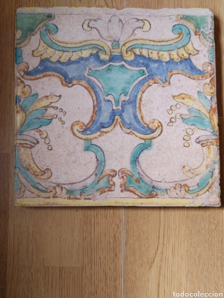 Antig&uuml;edades: Azulejo. Siglo XVIII. - Foto 1