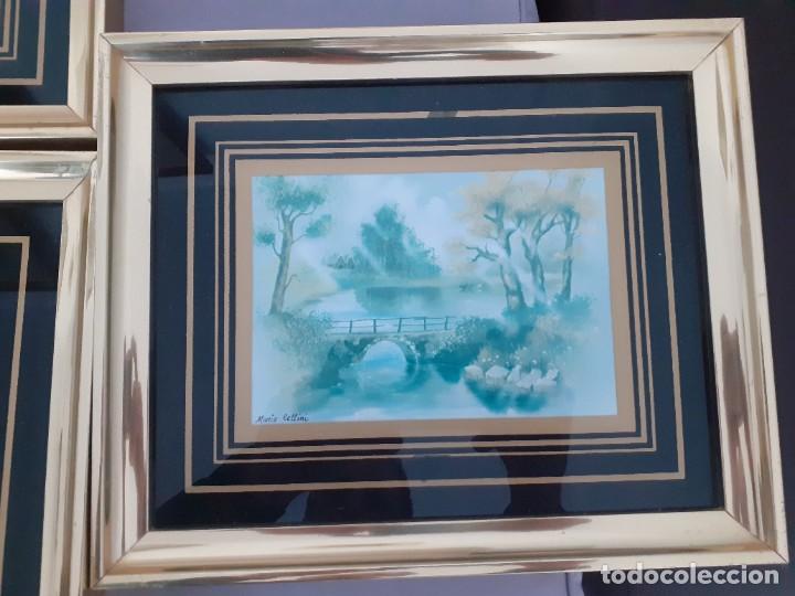 Antig&uuml;edades: VENDO 3 CUADROS DE MARIO CELLINI - Foto 4