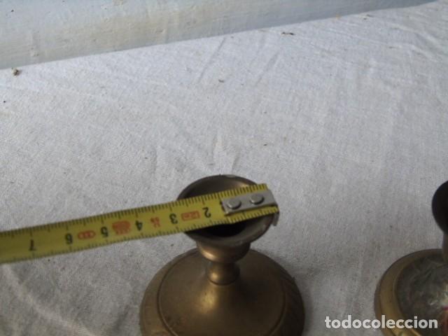 Antig&uuml;edades: candelabro lote de 2 candelabros - Foto 4