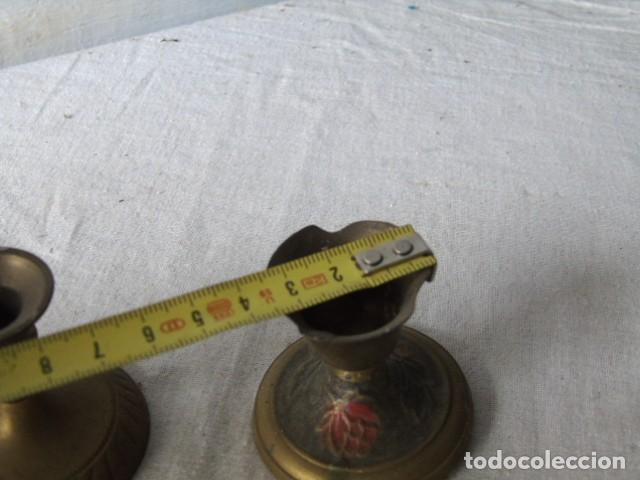 Antig&uuml;edades: candelabro lote de 2 candelabros - Foto 5