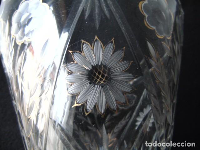 Antig&uuml;edades: CENTRO DE MESA DE CRISTAL TALLADO - Foto 5