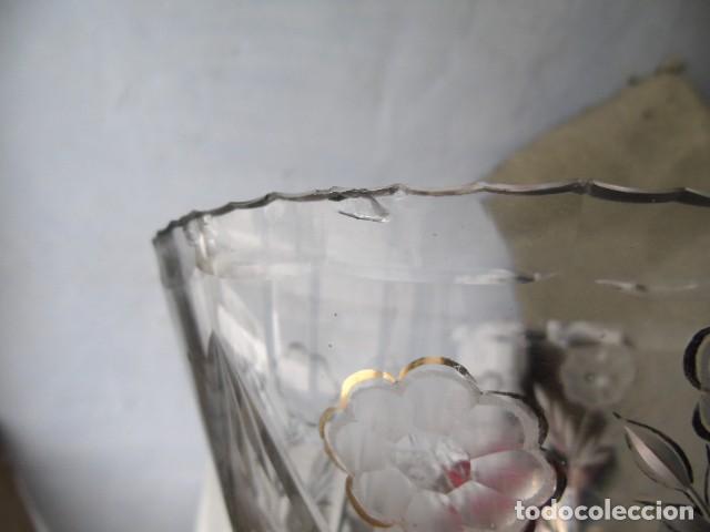Antig&uuml;edades: CENTRO DE MESA DE CRISTAL TALLADO - Foto 9