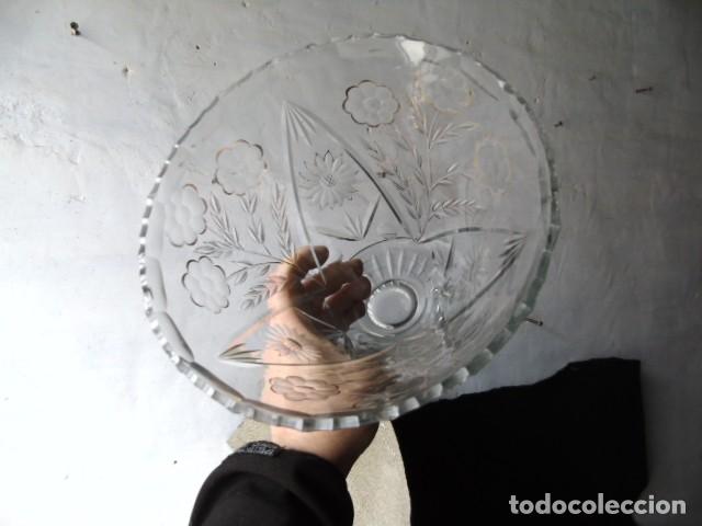 Antig&uuml;edades: CENTRO DE MESA DE CRISTAL TALLADO - Foto 10