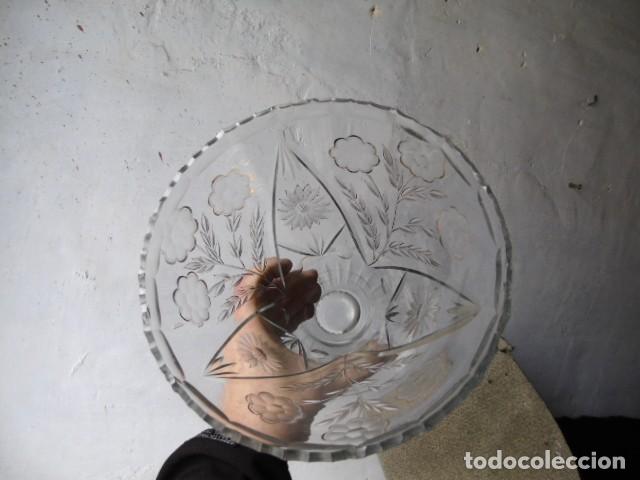 Antig&uuml;edades: CENTRO DE MESA DE CRISTAL TALLADO - Foto 11