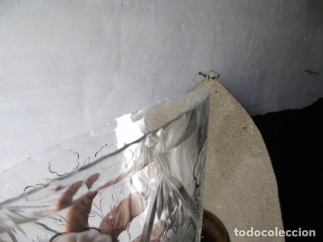 Antig&uuml;edades: CENTRO DE MESA DE CRISTAL TALLADO - Foto 13