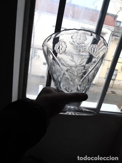 Antig&uuml;edades: CENTRO DE MESA DE CRISTAL TALLADO - Foto 20