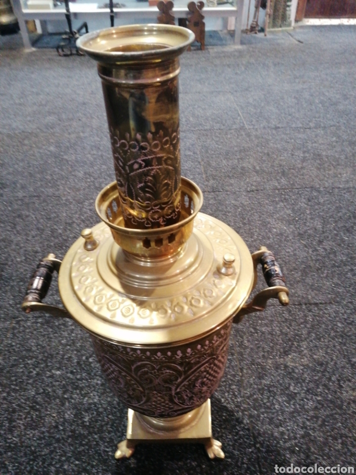 Antig&uuml;edades: Samovar de metal ucraniano - Foto 4