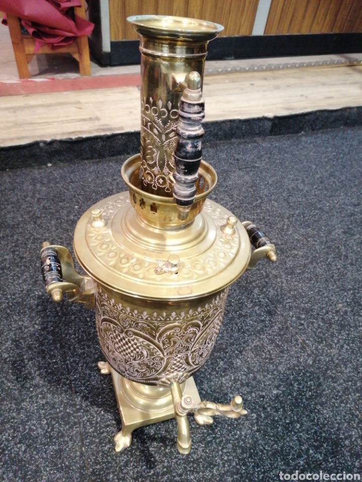Antig&uuml;edades: Samovar de metal ucraniano - Foto 1