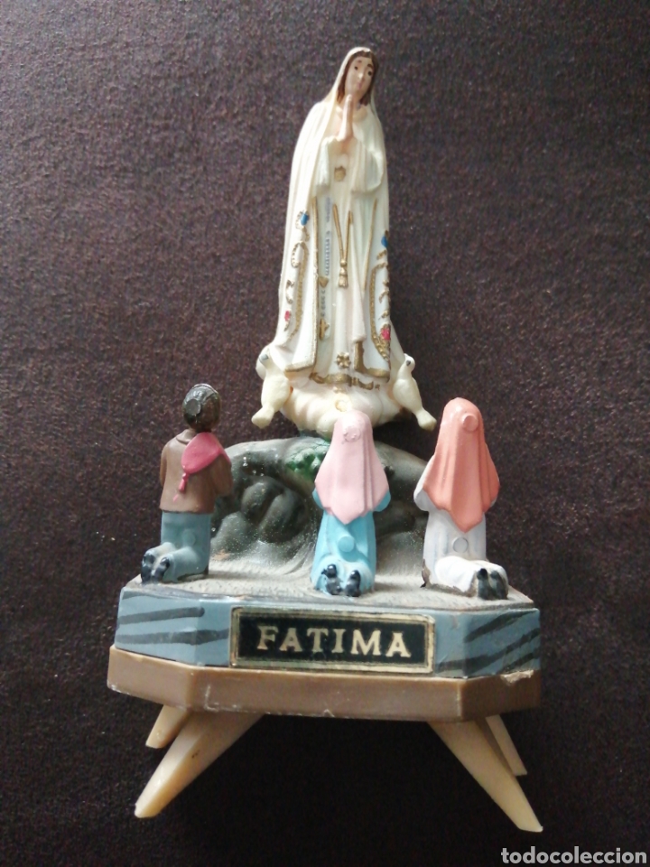 Antig&uuml;edades: VIRGEN F&Aacute;TIMA. 11 CM - Foto 1