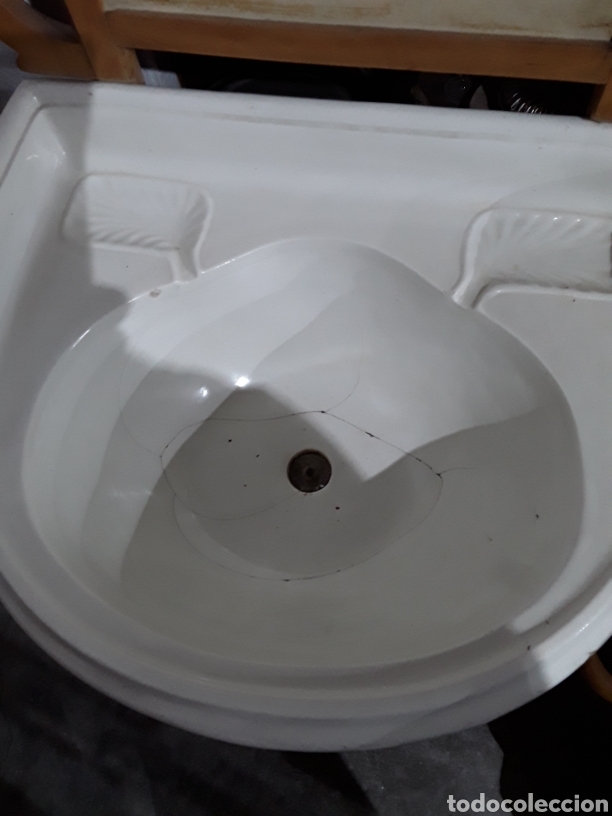 Antig&uuml;edades: Lavabo, palanganero - Foto 6