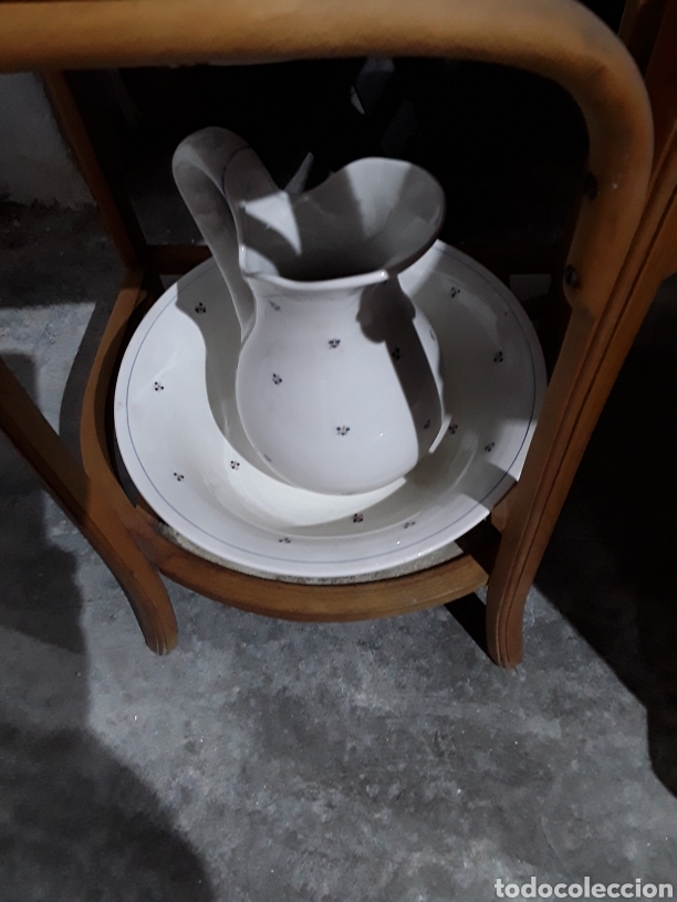 Antig&uuml;edades: Lavabo, palanganero - Foto 7