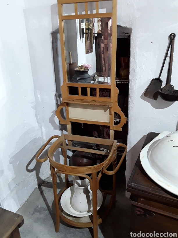 Antig&uuml;edades: Lavabo, palanganero - Foto 10