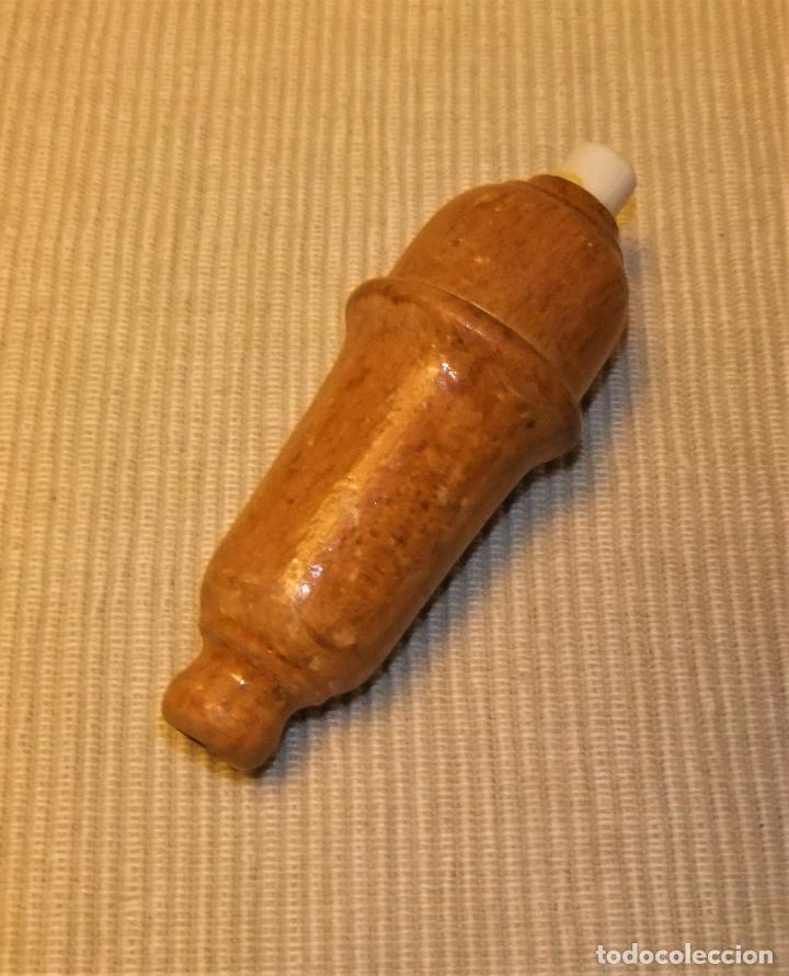 Antig&uuml;edades: ANTIGUO INTERRUPTOR DE PERA DE MADERA Y PORCELANA - Foto 3