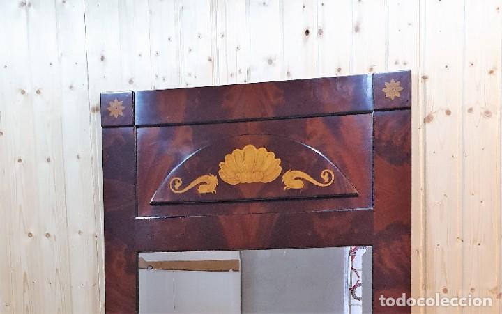Antig&uuml;edades: ESPEJO CON MARQUETERIA - Foto 2