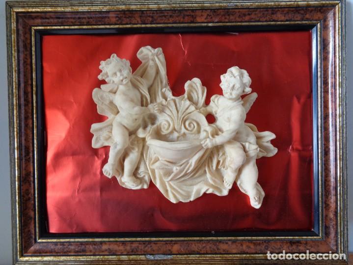 Antig&uuml;edades: &iexcl;&iexcl; PILA CELESTIAL. Con dos QUERUBINES. !! - Foto 1