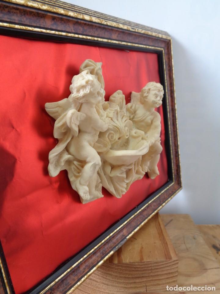 Antig&uuml;edades: &iexcl;&iexcl; PILA CELESTIAL. Con dos QUERUBINES. !! - Foto 7
