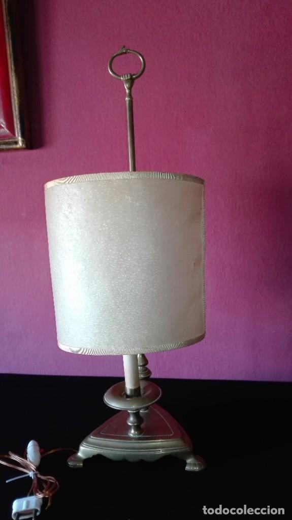 Antig&uuml;edades: ANTIGUA LAMPARA DE BRONCE - Foto 1