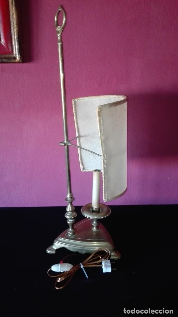 Antig&uuml;edades: ANTIGUA LAMPARA DE BRONCE - Foto 6