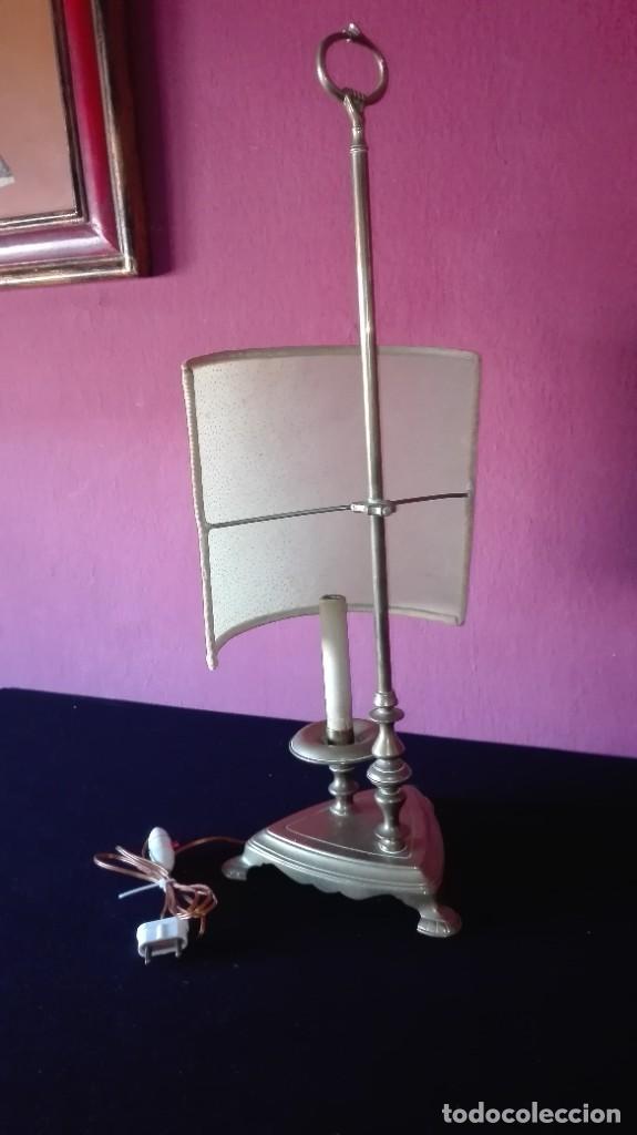 Antig&uuml;edades: ANTIGUA LAMPARA DE BRONCE - Foto 8