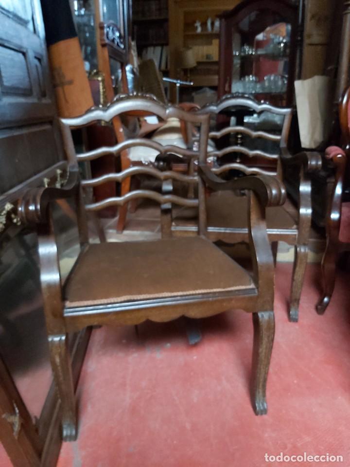 pareja de butacas descalzadoras con una silla a - Comprar Antiguos en todocoleccion - 326521238