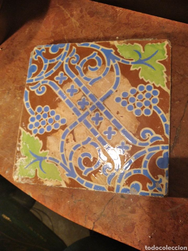 Antig&uuml;edades: AZULEJO DE VALENCIA - Foto 1