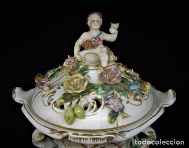 Antig&uuml;edades: Jarr&oacute;n de porcelana con tapa - Foto 3