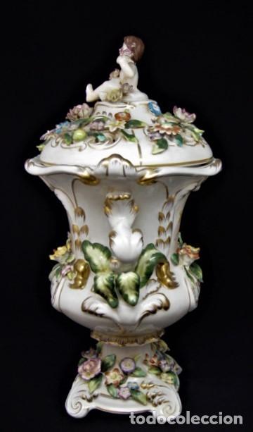 Antig&uuml;edades: Jarr&oacute;n de porcelana con tapa - Foto 5