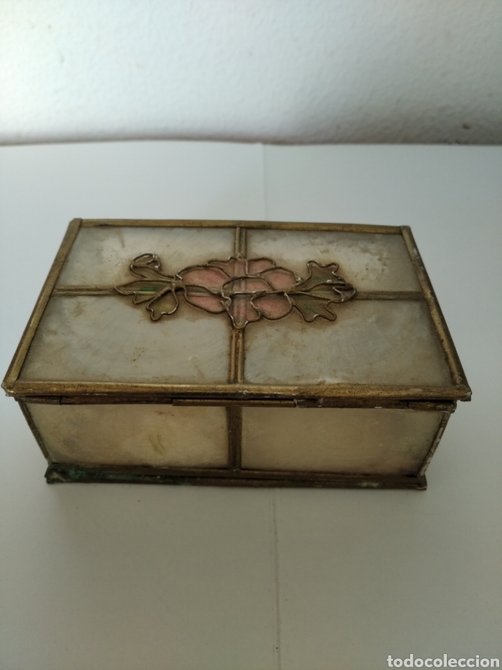 Antig&uuml;edades: Joyero madre perla antiguo - Foto 2