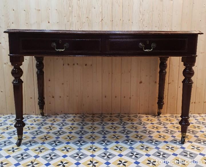 Antig&uuml;edades: ESCRITORIO ESTILO INGLES - Foto 3