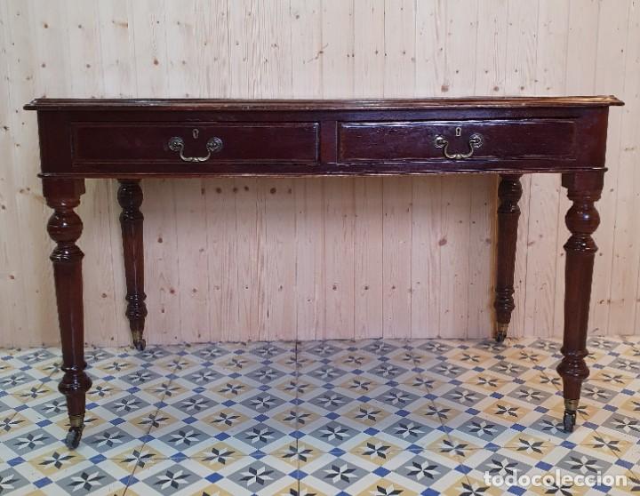 Antig&uuml;edades: ESCRITORIO ESTILO INGLES - Foto 5
