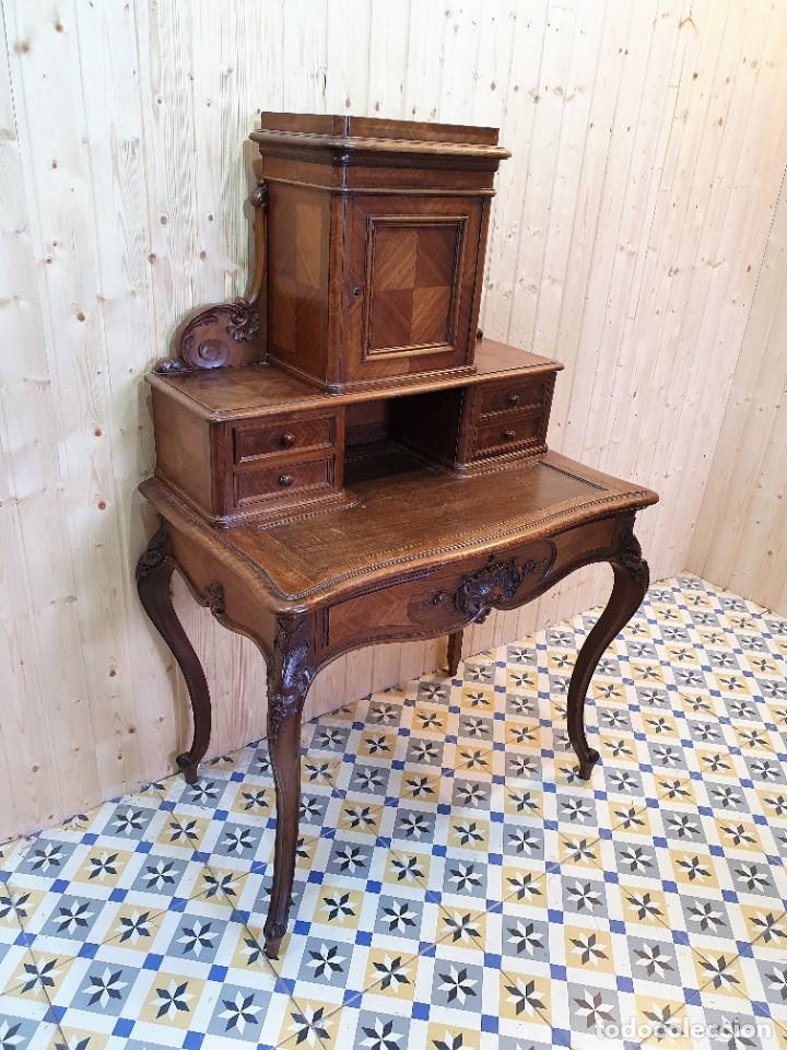 Antig&uuml;edades: TOCADOR DE ROBLE ESTILO LUIS XV - Foto 3