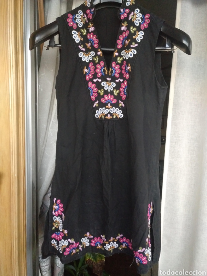 Antig&uuml;edades: Vestido playero bordado - Foto 2