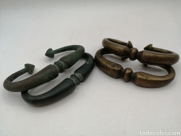 Antig&uuml;edades: Antiguos tiradores bronce - Foto 6
