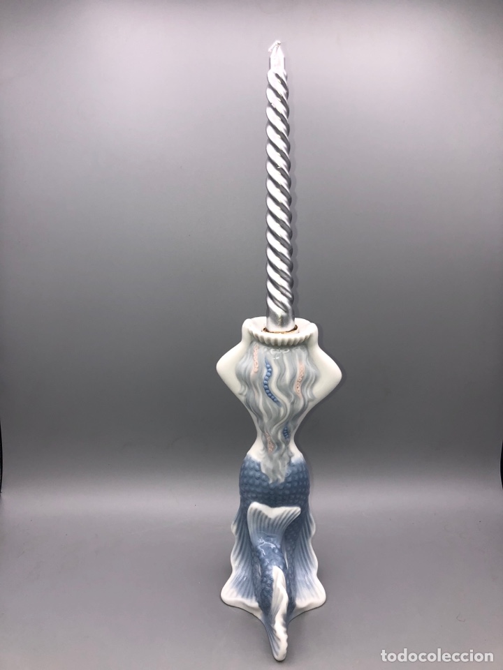 Antig&uuml;edades: REF: 01001110 &ldquo;CANDELABRO SIRENA&rdquo; LLADR&Oacute; - Foto 4