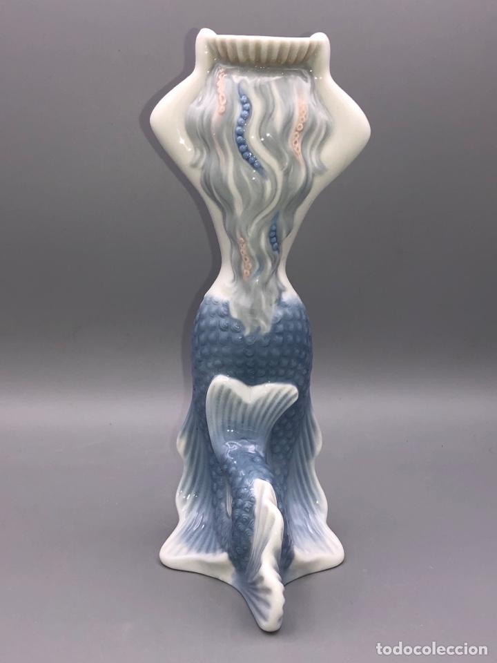 Antig&uuml;edades: REF: 01001110 &ldquo;CANDELABRO SIRENA&rdquo; LLADR&Oacute; - Foto 7