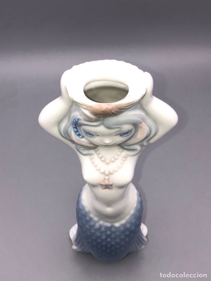 Antig&uuml;edades: REF: 01001110 &ldquo;CANDELABRO SIRENA&rdquo; LLADR&Oacute; - Foto 9
