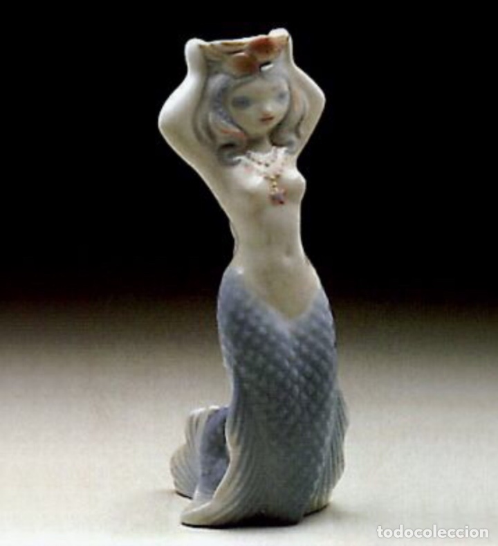 Antig&uuml;edades: REF: 01001110 &ldquo;CANDELABRO SIRENA&rdquo; LLADR&Oacute; - Foto 1