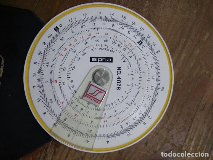 Antig&uuml;edades: Regla circular Alpha Scintrex. Vitrina despacho - Foto 2