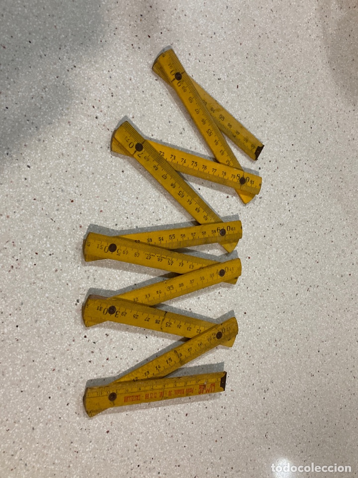 Antiguidades: Metro antiguo madera LIMAC